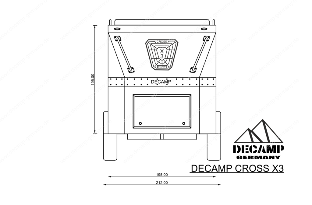Decamp Cross X3 Frontansicht