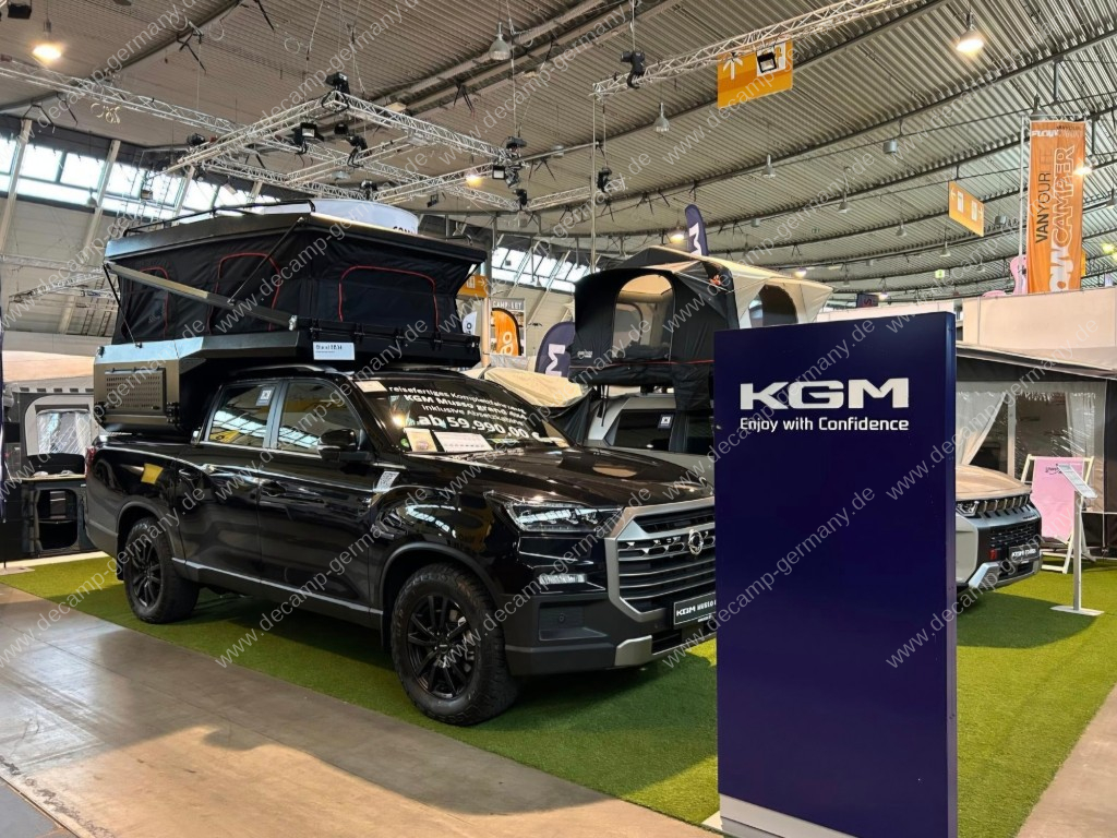 KGM mit Decamp Backpack S auf der CMT Stuttgart 2026