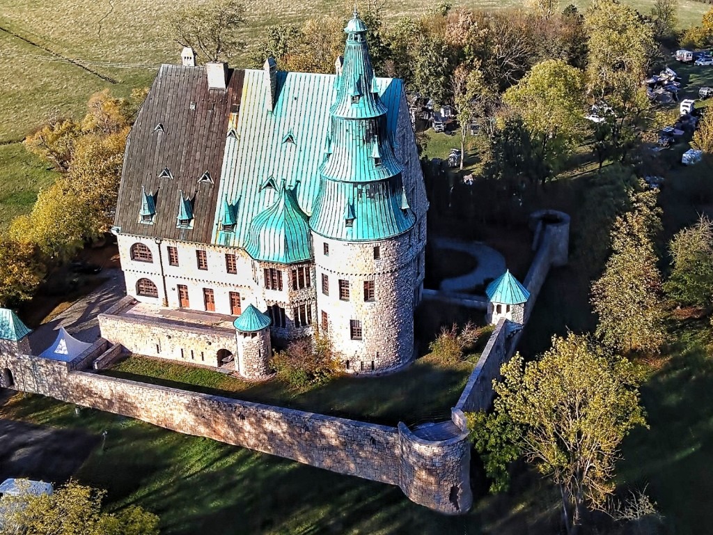 Burg Ohrdruf Drohnenaufnahme