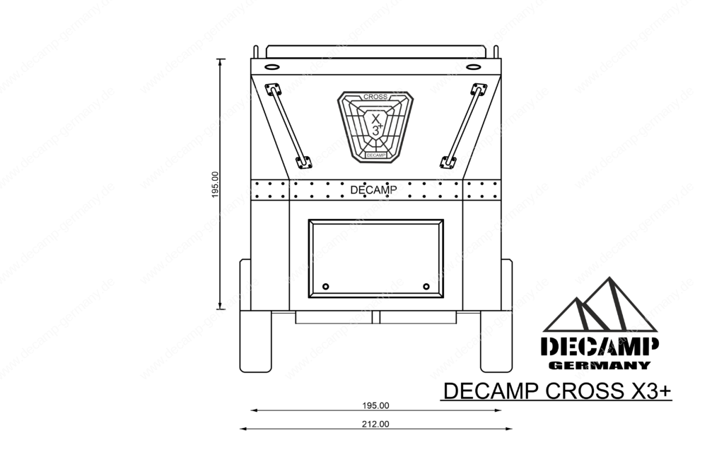 Decamp Germany Cross X3 Plus Frontansicht