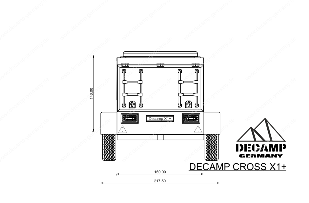 Decamp Germany X1+ Heckansicht