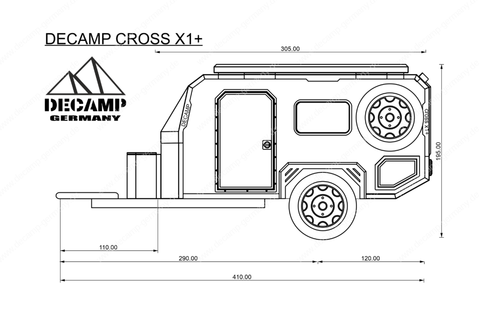 Decamp Germany X1+ Seitenansicht links