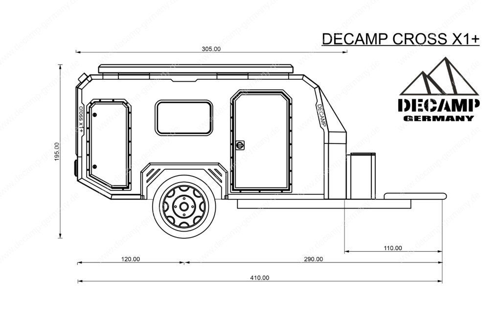 Decamp Germany X1+ Seitenansicht rechts